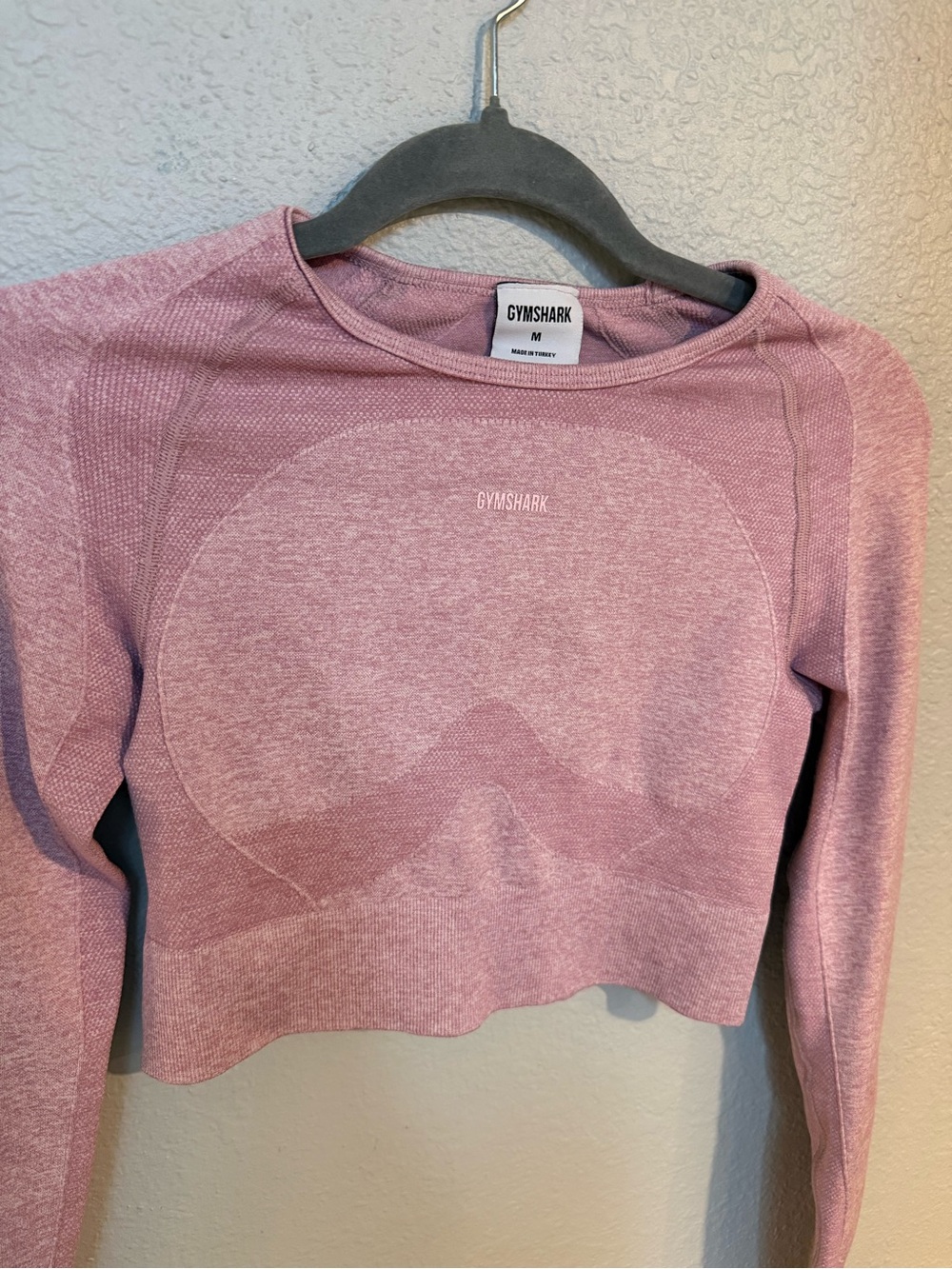 Gymshark Pink Long Sleeve Workout Top